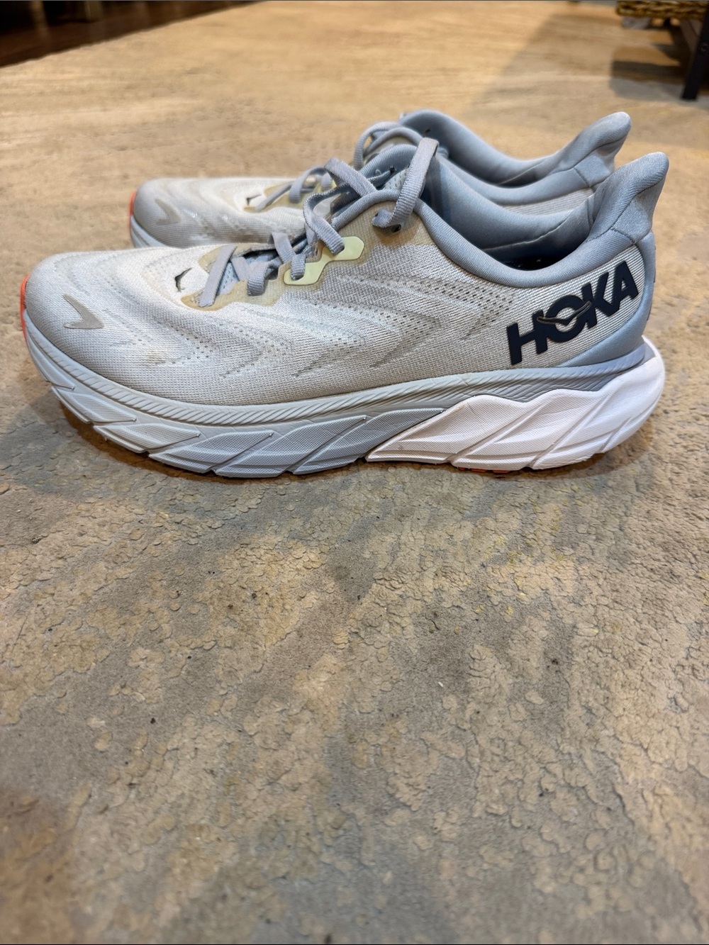 Hoka One One Womens Arahi 6 1123195 PABF Blue Running Shoes Sneakers Size 9 B